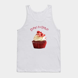 Born to Bake Red Velvet Cupcake Tank Top